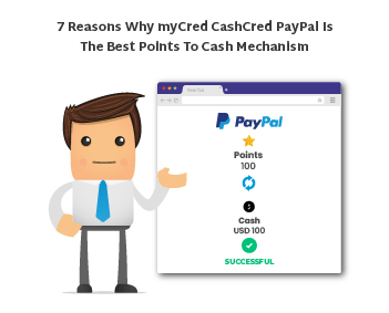 7 Reasons Why myCred CashCred PayPal is the Best Points to Cash Mechanism
