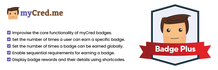 Release Note|myCred Badge Plus is Now Live and Free To Download on WordPress.org 