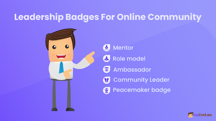 Leadership Badges for Online Community 