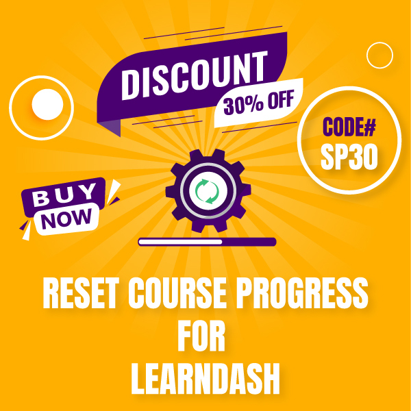 Reset Course Progress For LearnDash