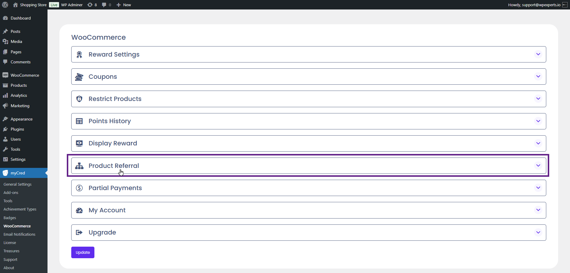 Product Referral System
