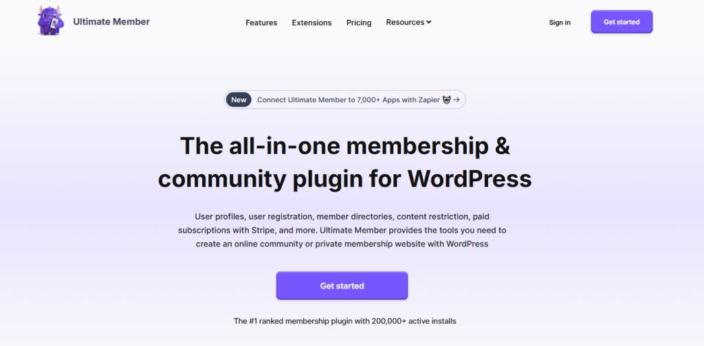 Ultimate Member – Best for Profiles and Community Sites