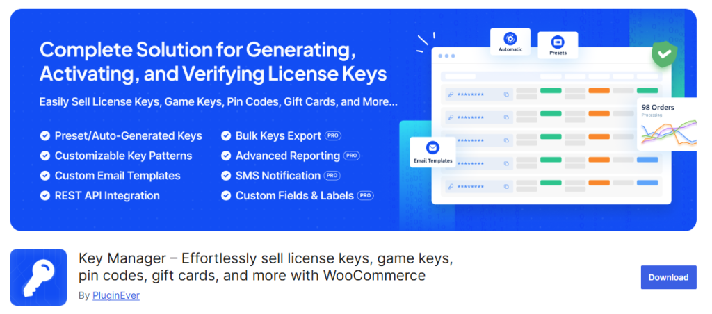 Key Manager by PluginEver