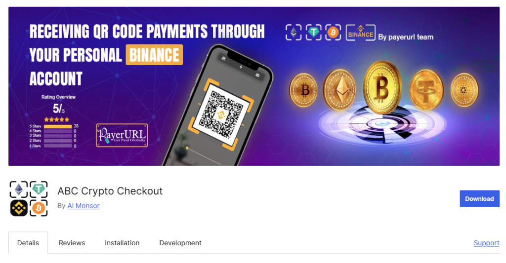 ABC Crypto Checkout - Best for Basic Crypto Acceptance