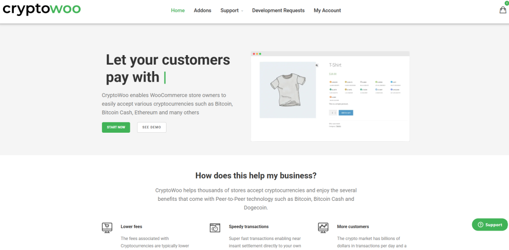 CryptoWoo - Best for Self-Hosted Multi-Coin Checkout